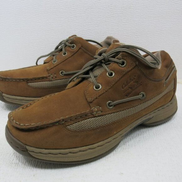 Cabela's Other - Cabela's Nubuck Leather Fabric Comfort Casual Shoe